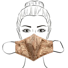 Load image into Gallery viewer, Good Girl Mask- Solid Peach Jacquard