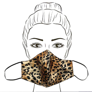 Good Girl Mask- Brown Leopard Print
