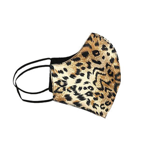 Good Girl Mask- Brown Leopard Print