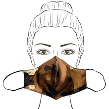 Load image into Gallery viewer, Good Girl Mask- Brown Camo Print