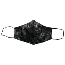 Load image into Gallery viewer, Good Girl Mask- Black/Gray Leopard Print