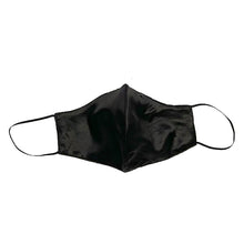 Load image into Gallery viewer, Good Girl Mask- Solid Black Satin