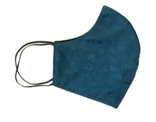 Load image into Gallery viewer, Good Girl Mask- Solid Teal Jacquard