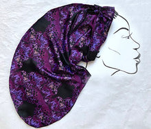 Load image into Gallery viewer, Black/Purple Leopard Print Good Girl Wrap