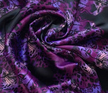 Load image into Gallery viewer, Black/Purple Leopard Print Good Girl Wrap